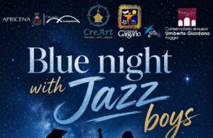 “Blue Night with Jazz Boys”: Apricena si prepara a una notte di musica sotto le stelle