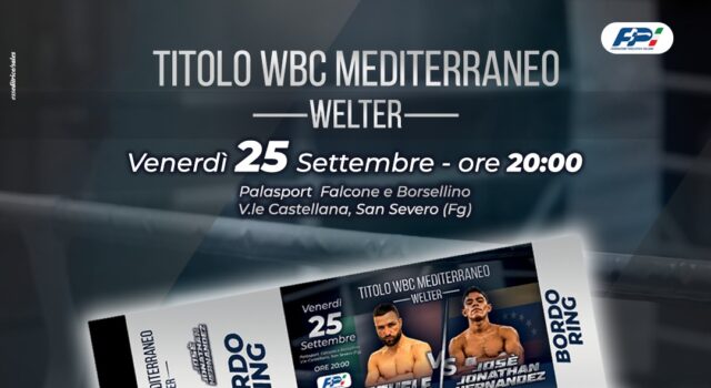 SAN SEVERO, PARTE LA CACCIA AL BIGLIETTO: DISPONIBILI I BIGLIETTI PER LA GRANDE SERATA DI PUGILATO DEL 25 SETTEMBRE