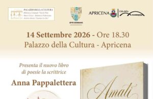 Apricena – “Amati” il nuovo libro di poesie di Anna Pappalettera